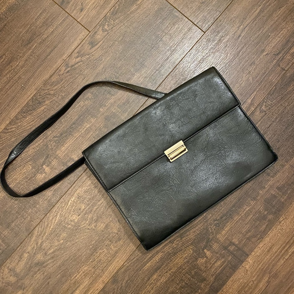 Zara Basic vintage leather purse